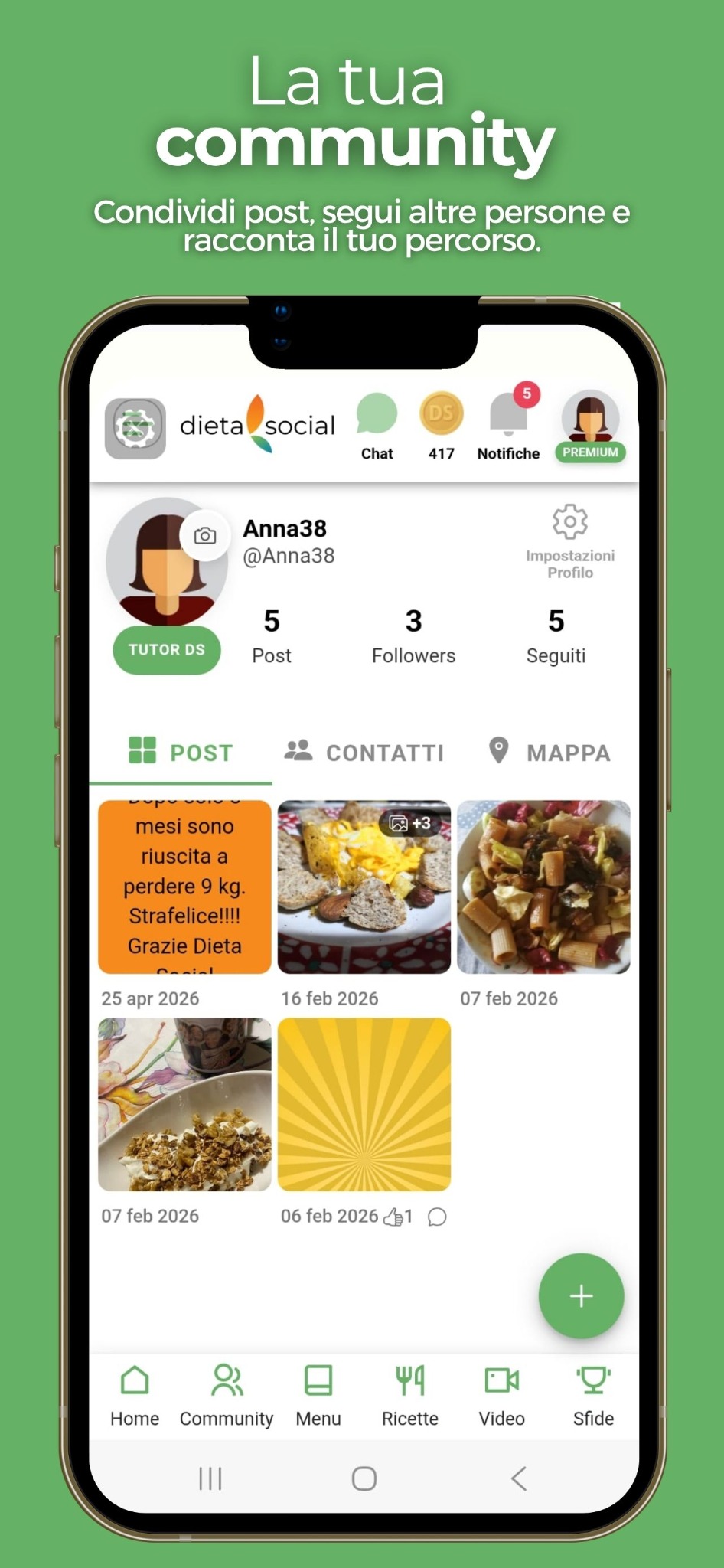 La tua community Dieta Social