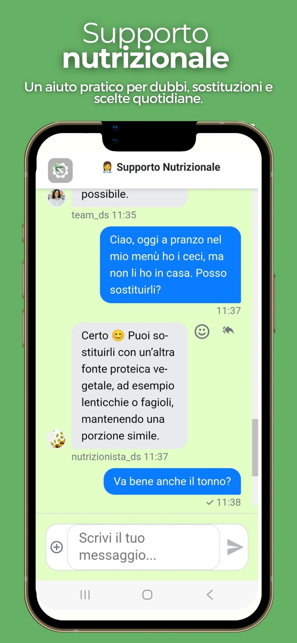Supporto nutrizionale Dieta Social