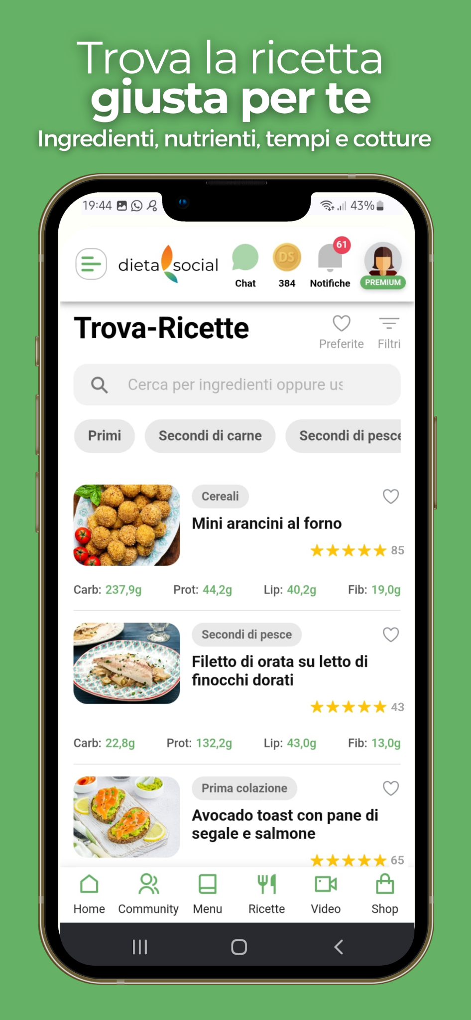 Trova-Ricette